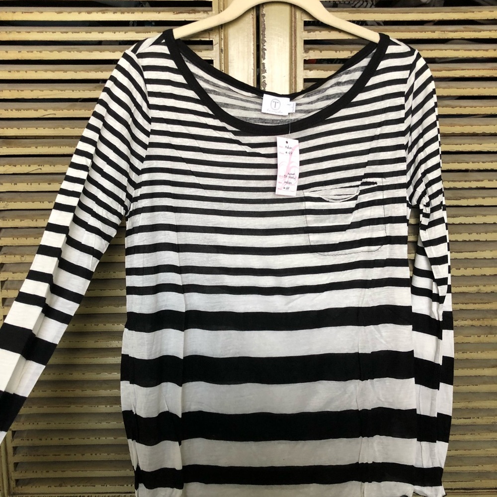 T Los Angeles striped shirt